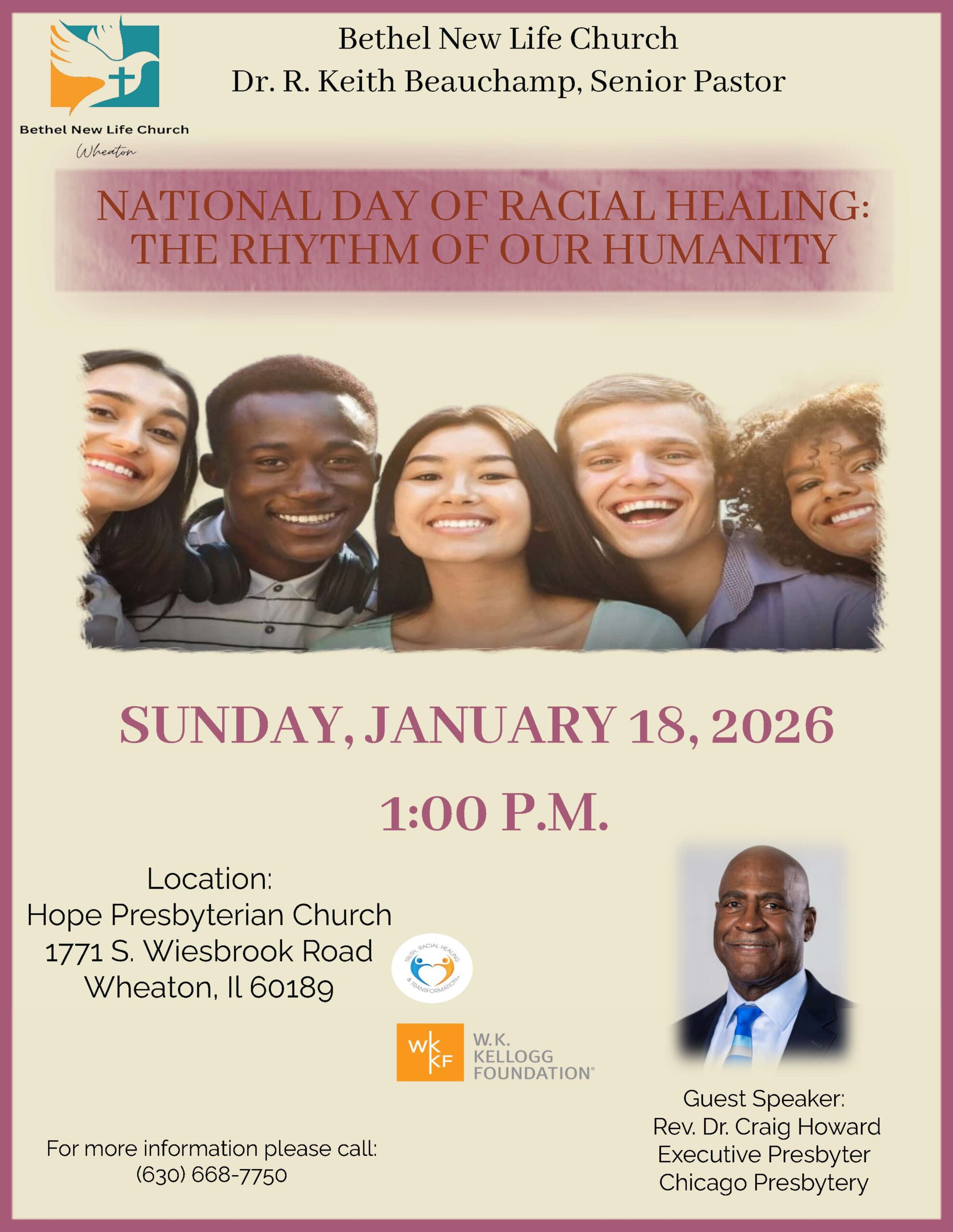 BNLC National Day of Healing  - January 18, 2026