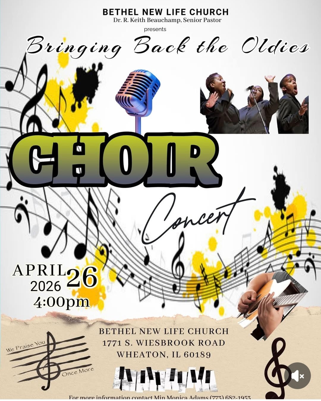 Bring Back the Oldies Choir Concert April 26, 2026
